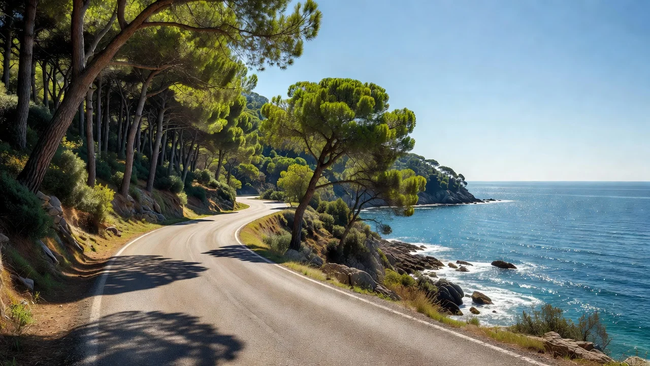 La litoranea del Cilento tra pinete e mare verso Paestum