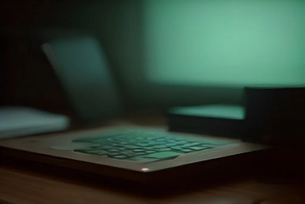 Android smartphone on a wooden desk beside a coffee cup